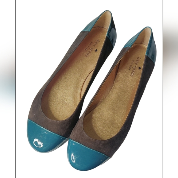 Kate Spade Women's Flats in Brown and Green Size 10M - Picture 1 of 12